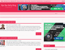 Tablet Screenshot of byebyebellyblog.com